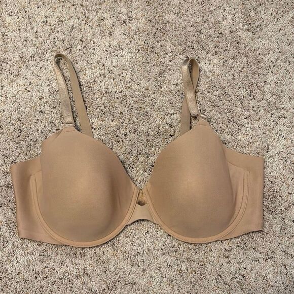 Olga No Side Effects Nude Contour Underwire Bra 42C - Picture 2 of 8